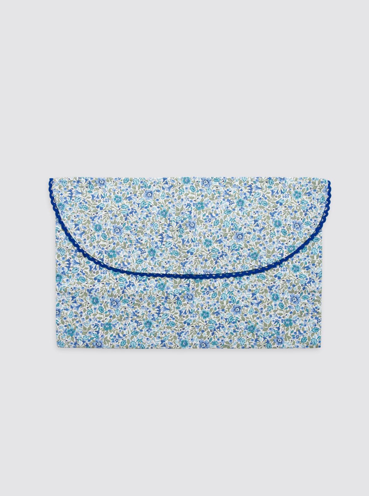 Small Garment Bag Flower Bibi Blue