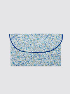 Small Garment Bag Flower Bibi Blue