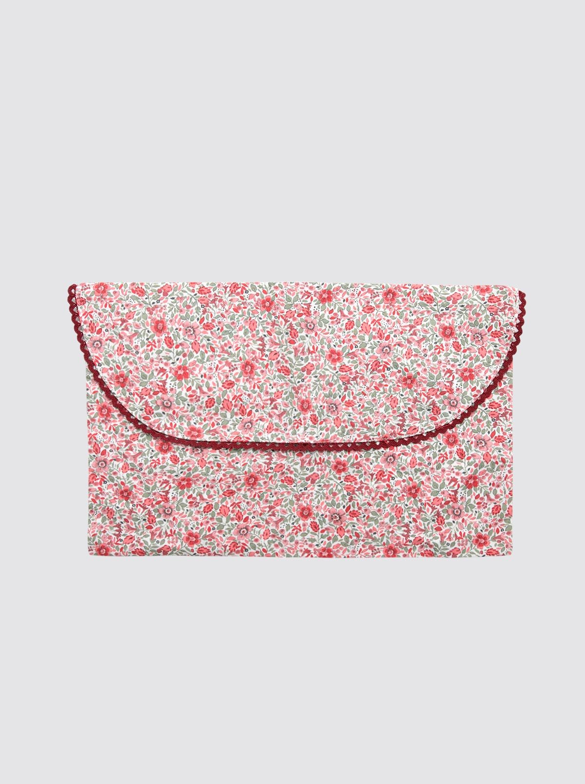 Bolsa de Ropa Pequeña Flor Bibi Roja