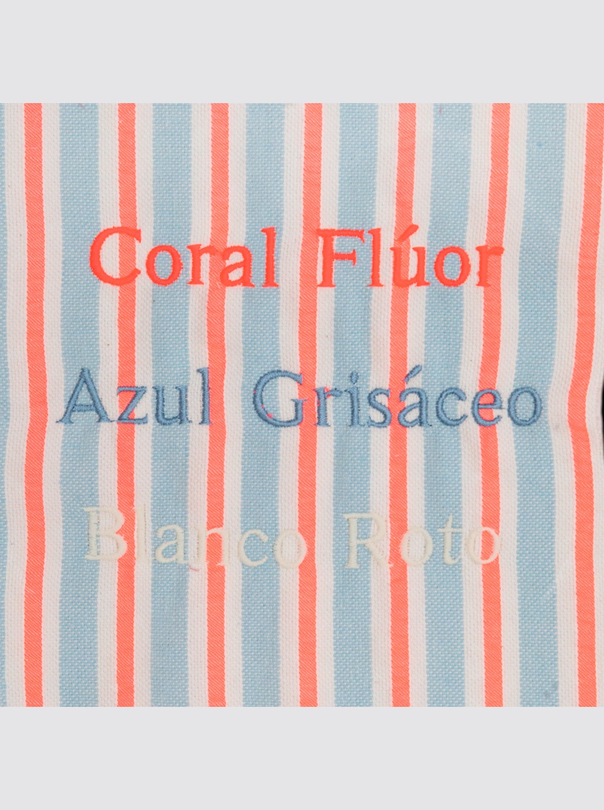 Playa Roll Bag Rayas Flúor Rosa