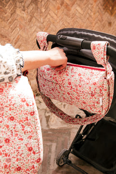 Small Red Flower Bibi Shopping Bag