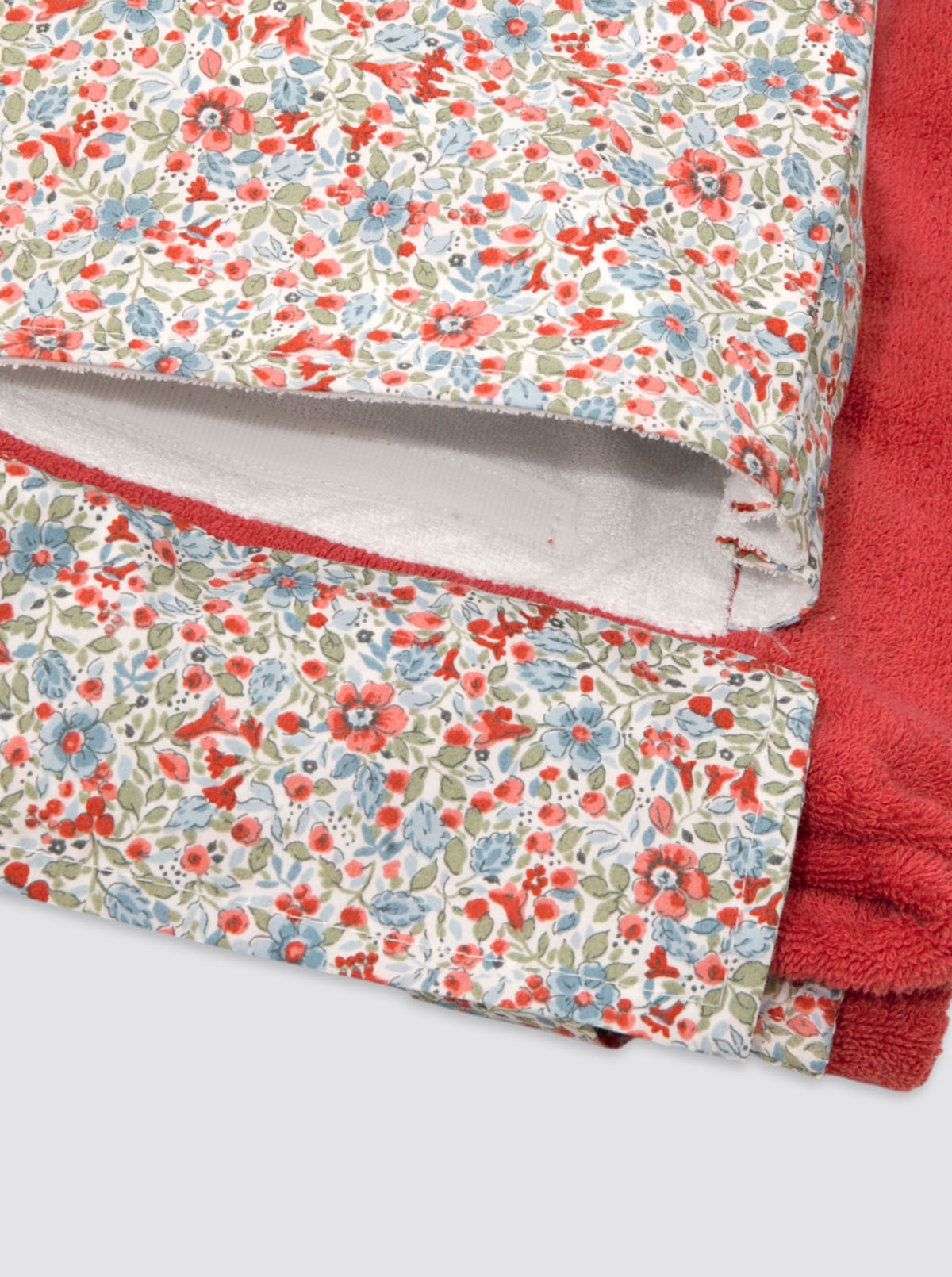 Beach Roll Bag Flowers Nice Red