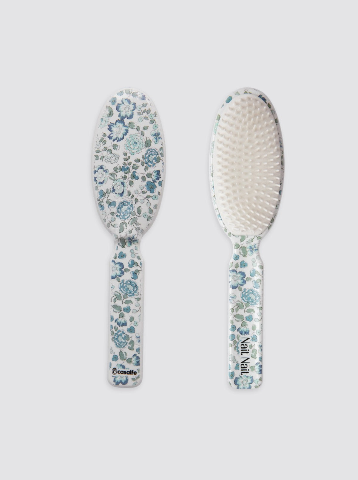 Brosse pour bébé 0-8 mois Fleurs Nina Bleu