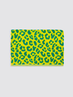 Yellow Animal Print Beach Towel