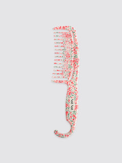 Peigne rouge Bibi Flower Shower