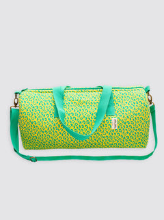 Yellow Animal Print Sports Bag