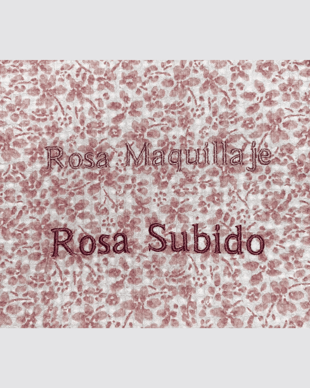 Toalla Lavabo Ligera Flores Rosas