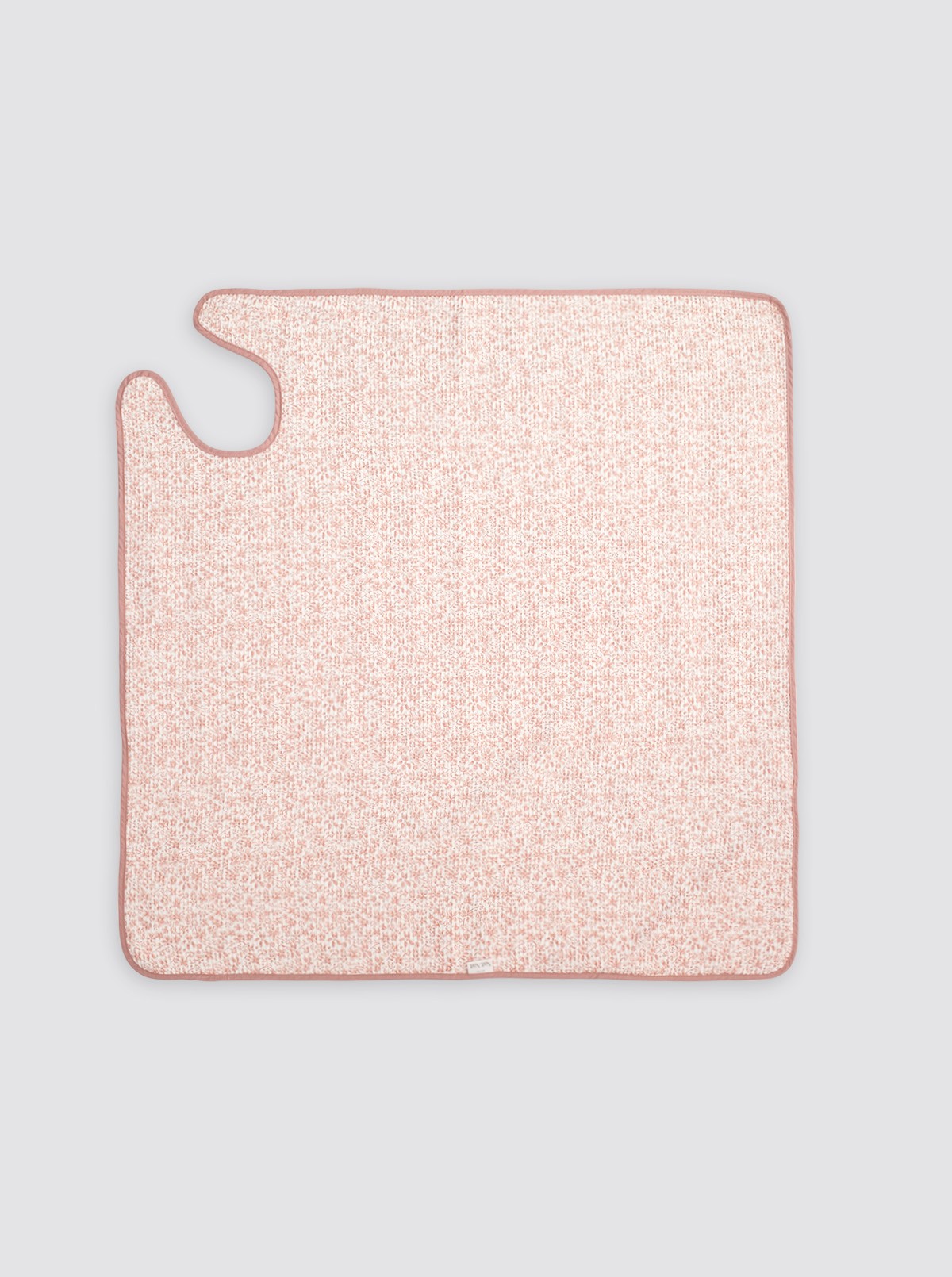 Lightweight Baby Bath Towel with Pink Flowers