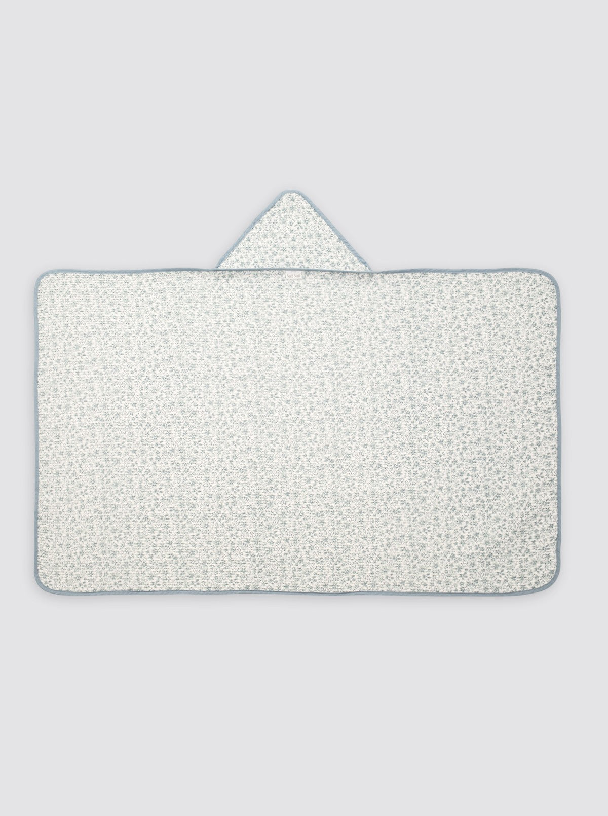 Mini serviette légère à fleurs bleues