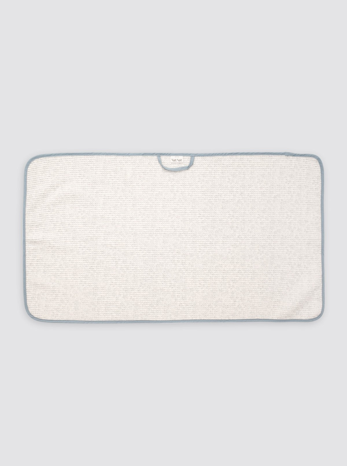 Serviette maxi légère à fleurs bleues