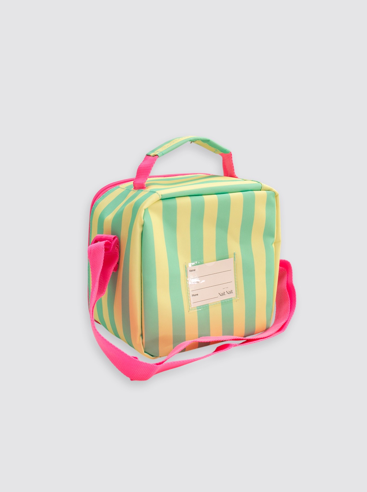 Bolsa Térmica Cuadrada Rayas Amarillas