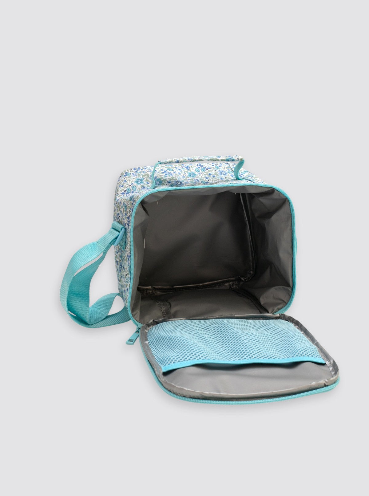 Bibi Flower Square Thermal Bag Blue