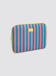 15.6" Laptop Sleeve, Pink Stripes