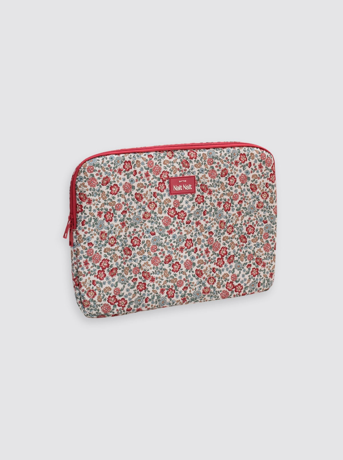 Laptop sleeve 15.6" Flowers Nina Burgundy
