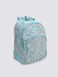 Large Blue Bibi Flower Backpack
