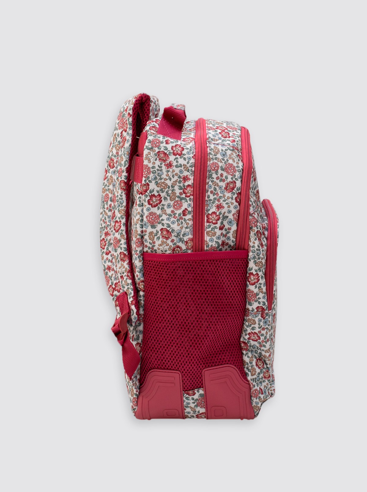 Mochila Grande Flores Nina Burdeos