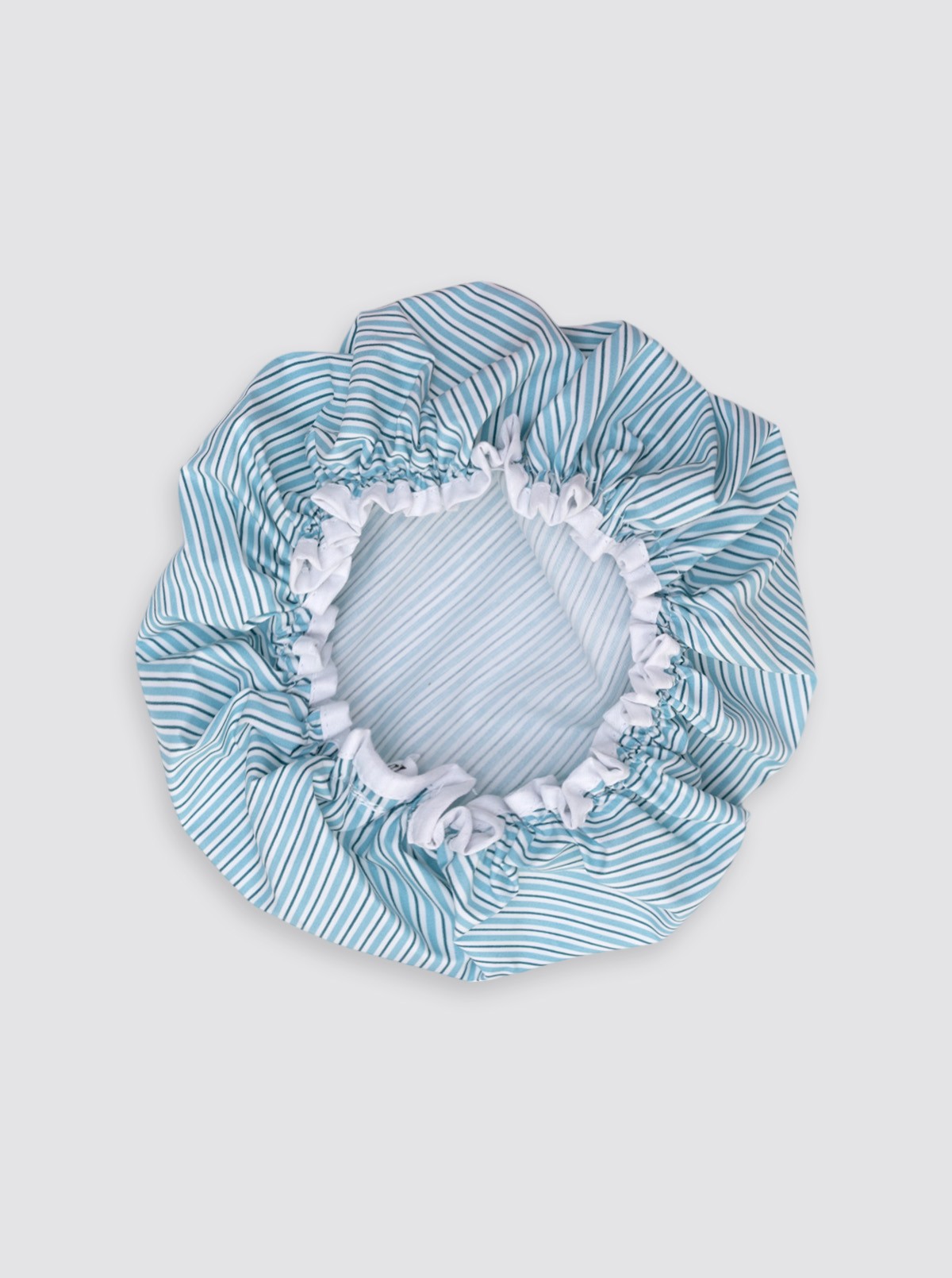 Double Green Stripe Shower Cap