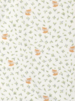 Pijama Burbuja con Mangas Zorrito Hojas Verdes