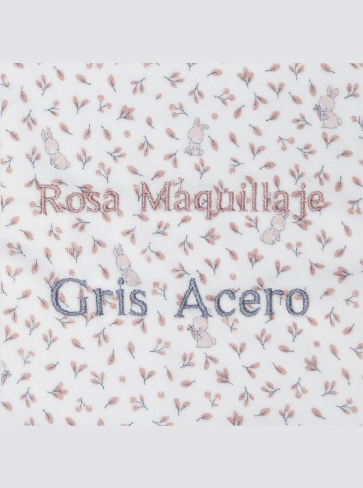 Saco Burbuja Conejito Hojas Rosas