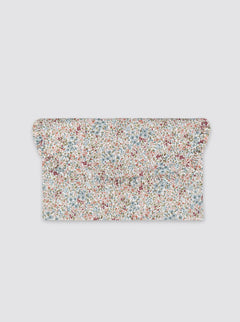 Petit sac à vêtements blanc bordeaux