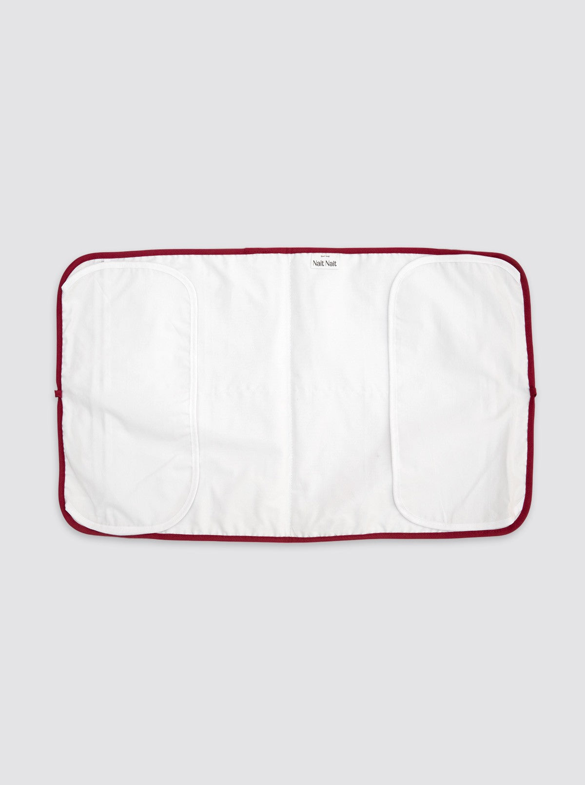 Sac organisateur de vêtements blanc bordeaux