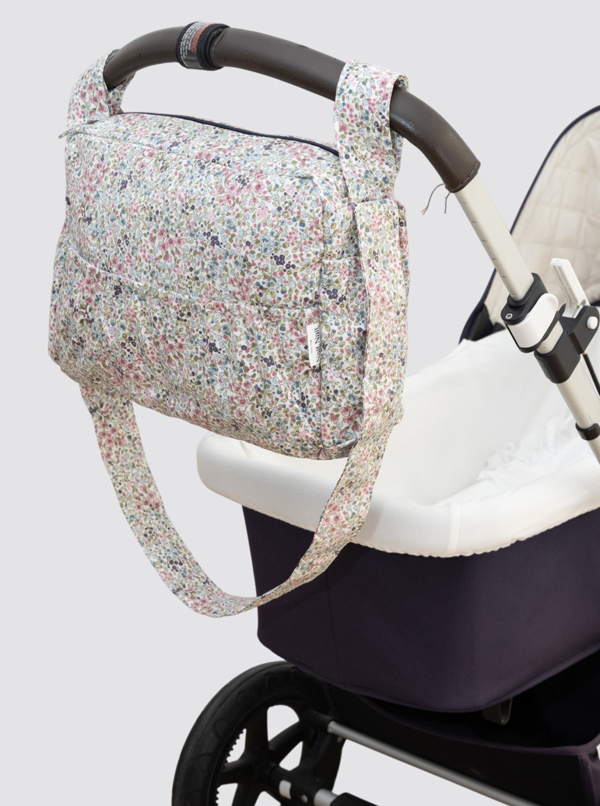 Bolsa de Carro Grande Impermeable Blanca Azul