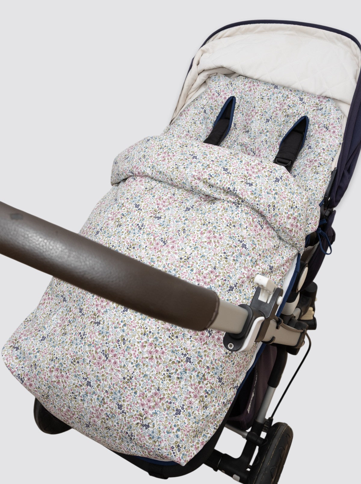 Funda con Saco Universal Blanca Azul