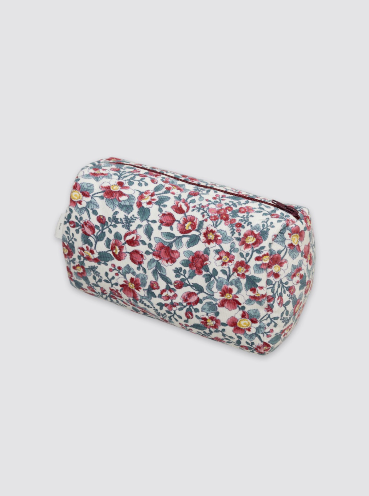 Small toiletry bag Flor Corduroy Burgundy