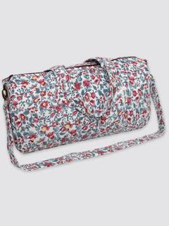 Sac de sport Flor en velours côtelé, bordeaux