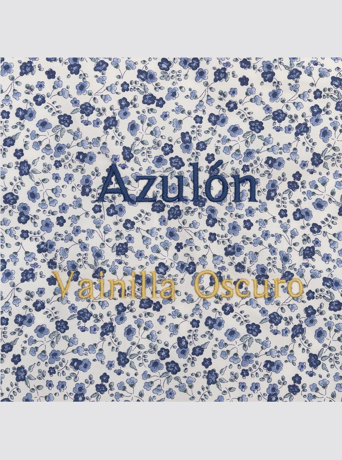 Bolsa de Ropa Pequeña Flor Pana Azul