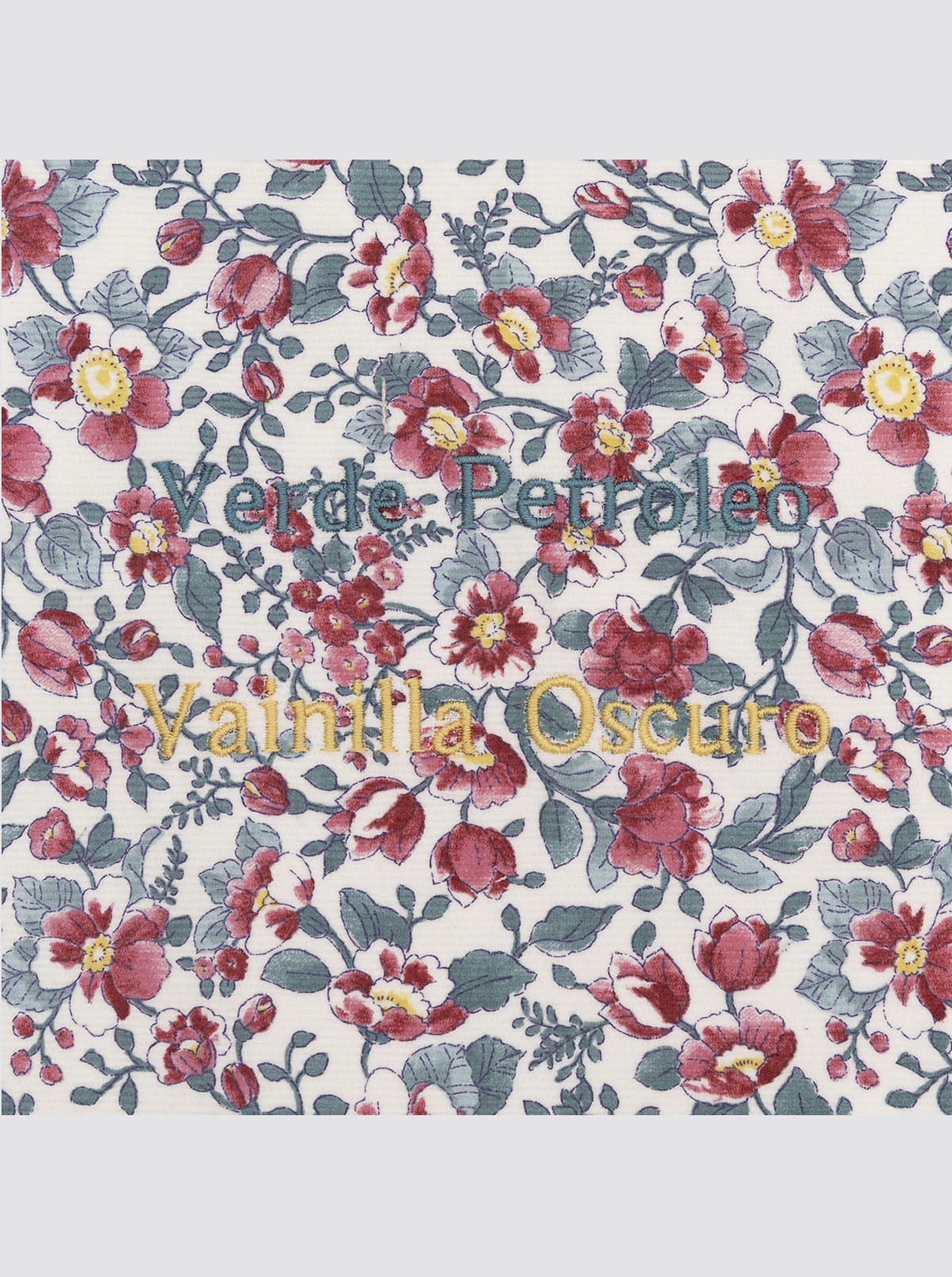 Sac de voyage en velours côtelé Flor, bordeaux