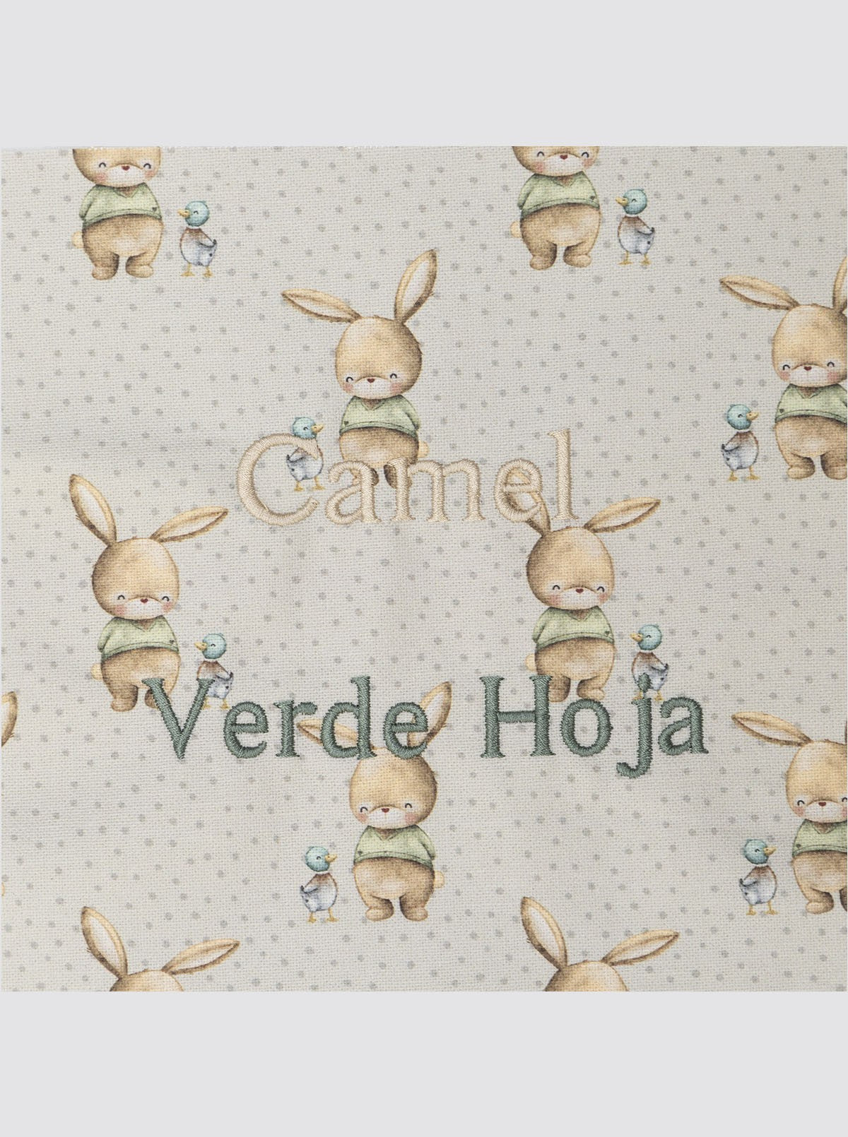 Rabbit and Duck Crawling Bib