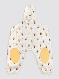 Flower and Bee Crawling Bib