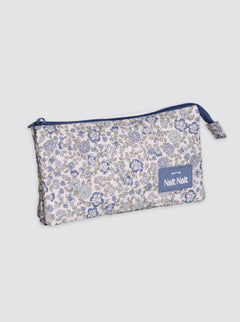 Blue Nina Flowers Pencil Case