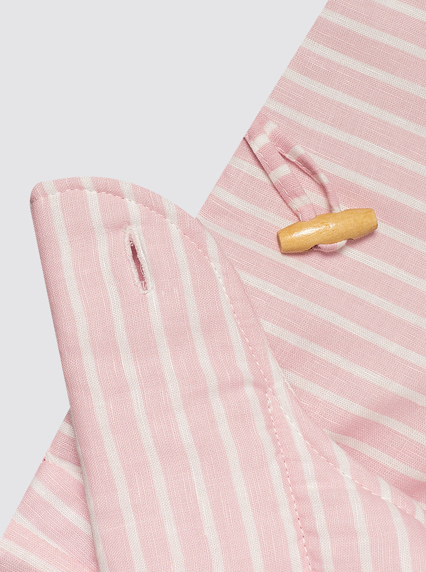 Funda para hamaca Con Saco Rayas Horizontales Rosa