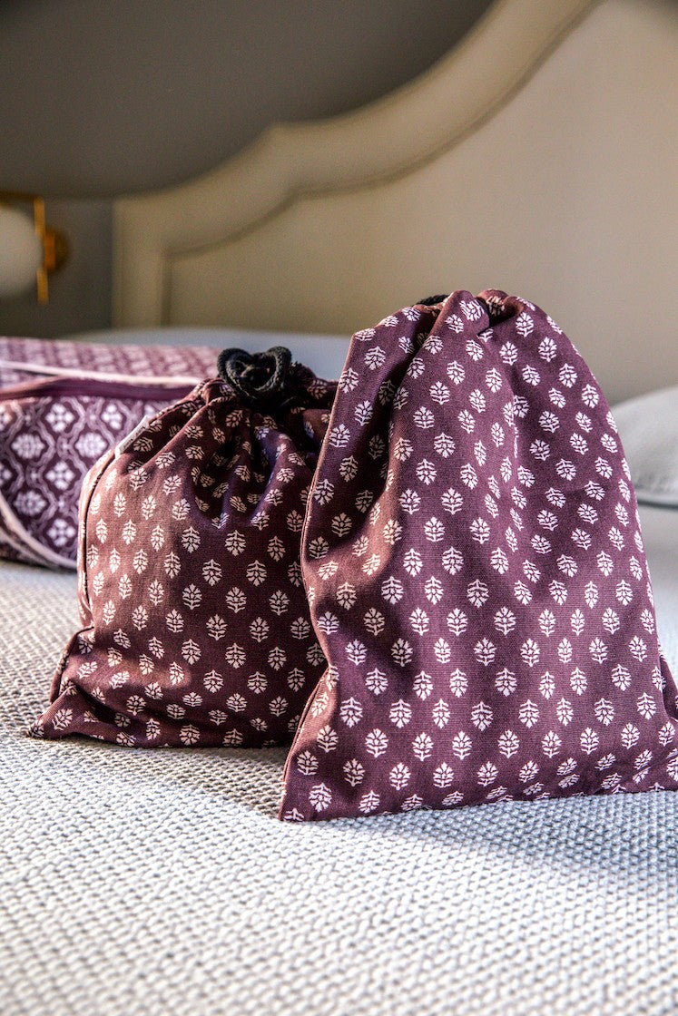 Talega Pequeña India Malva estudio