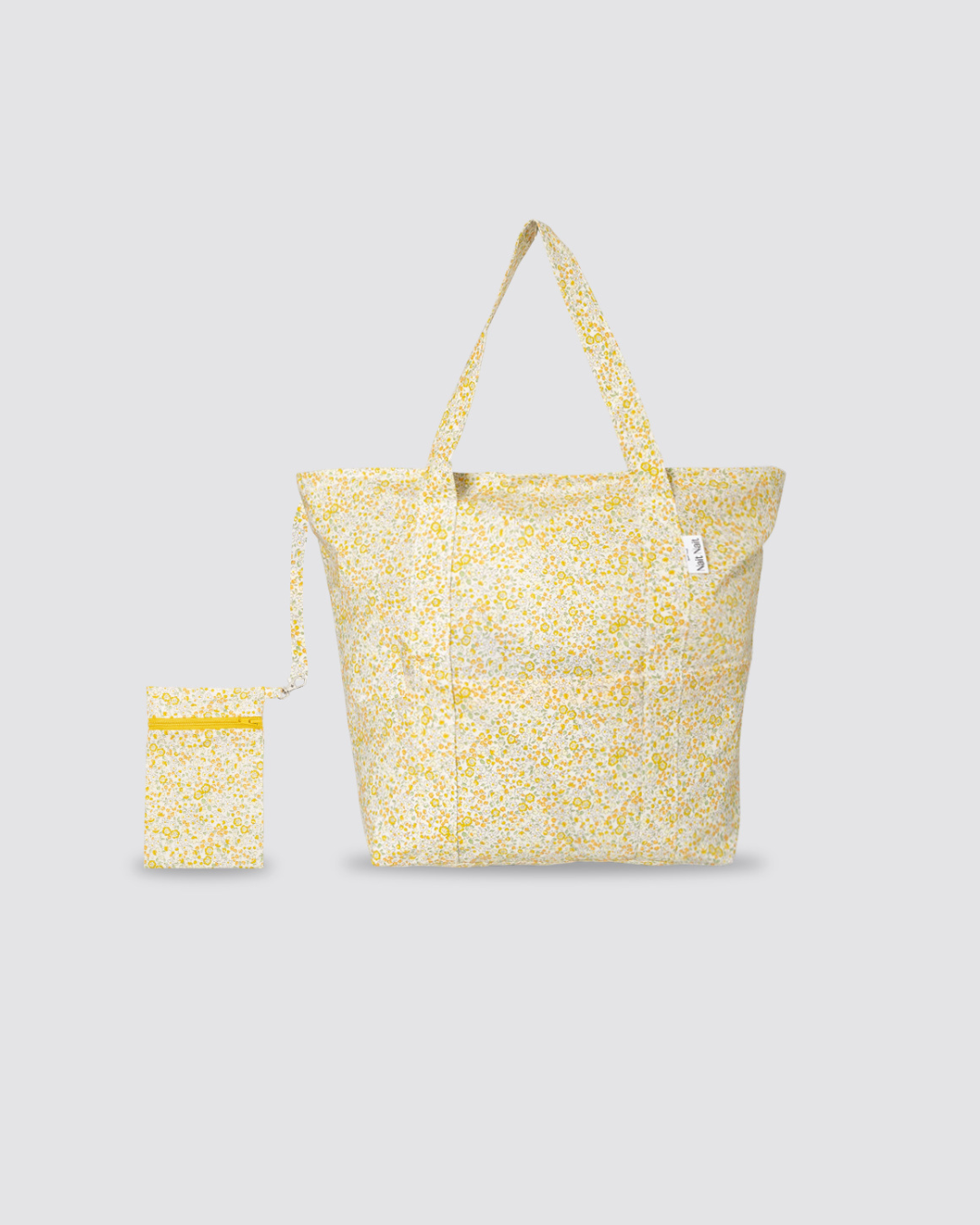 Bolsa de Playa Pequeña Flores Catalina Amarillo