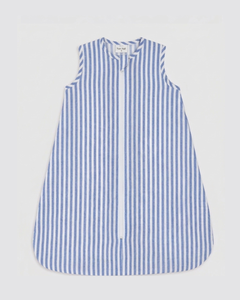 Saco Burbuja Bambula Rayas Azules