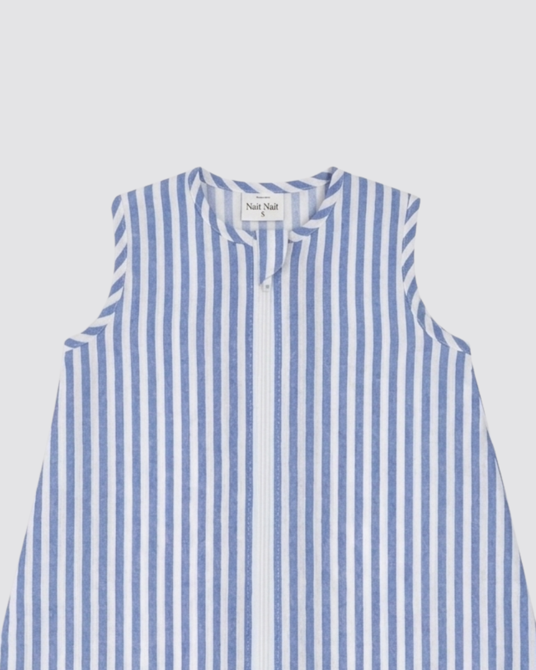 Pijama Burbuja Bambula Rayas Azules