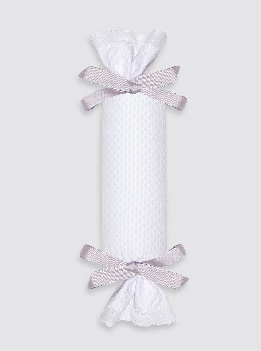 Thick Piqué Anti-Roll Cushion - Plain Bow