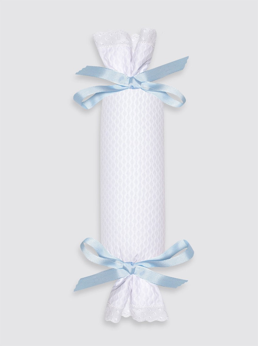 Thick Piqué Anti-Roll Cushion - Plain Bow