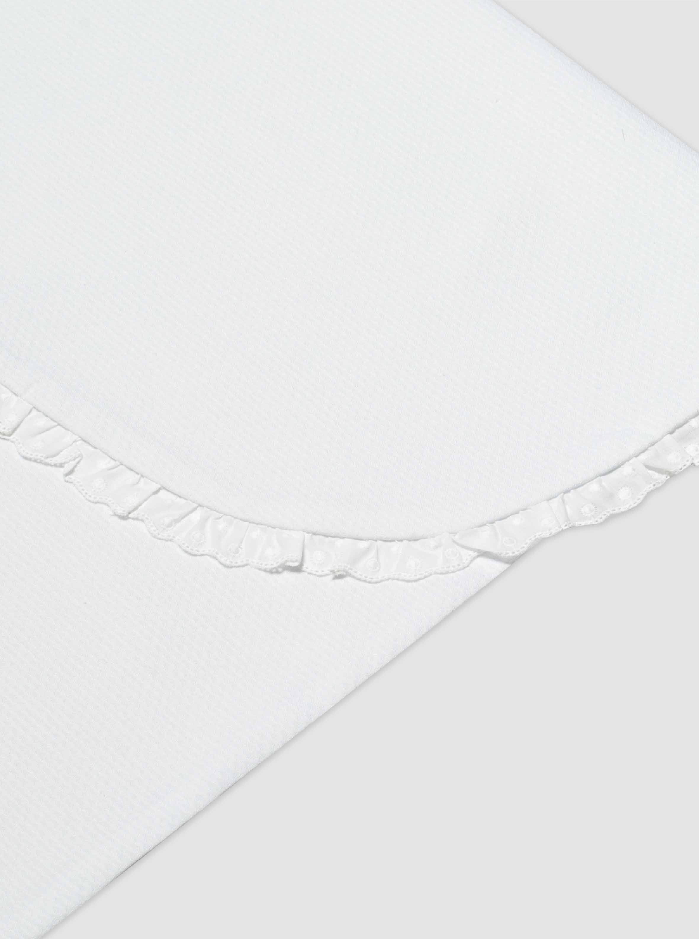 Bolsa de Ropa Pequeña Piqué Nano Tira Bordada