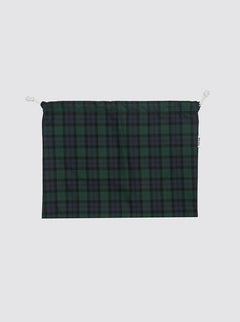 Large Balmoral Navy and Green Duffle Bag