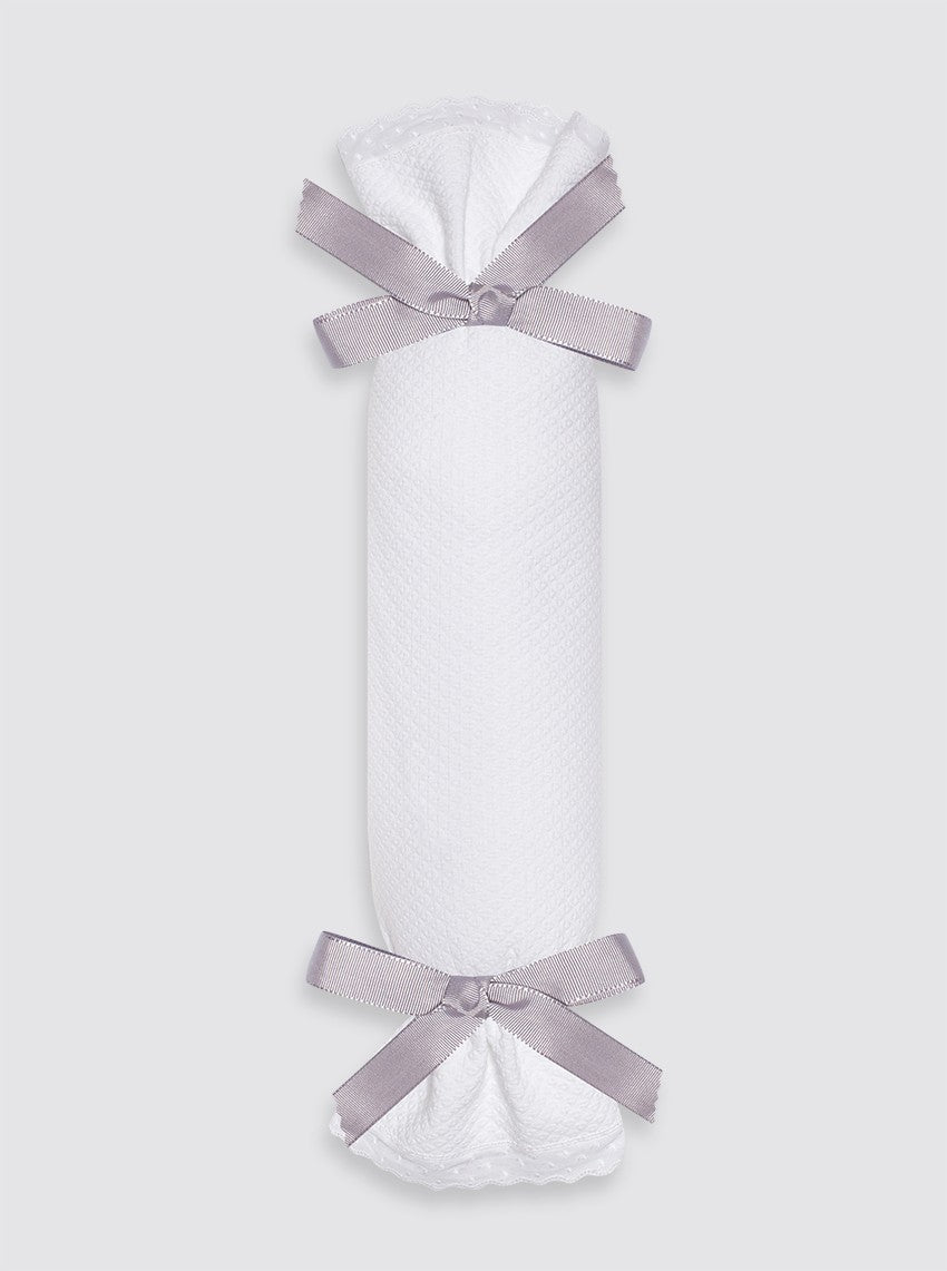 Anti-roll cushion, Piqué Bird's Eye pattern - Plain bow