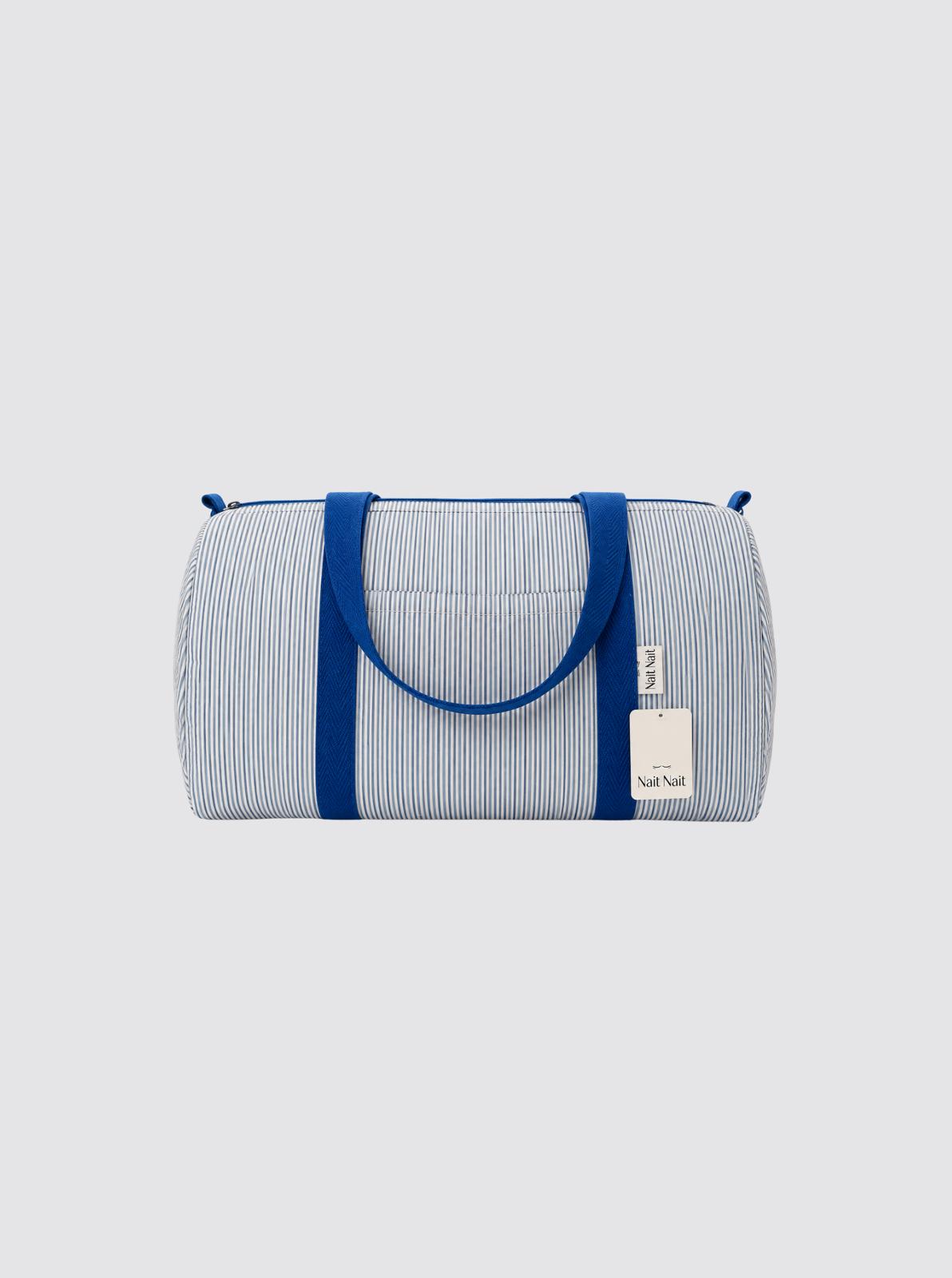 Bolsa de Viaje Doble Raya Azul
