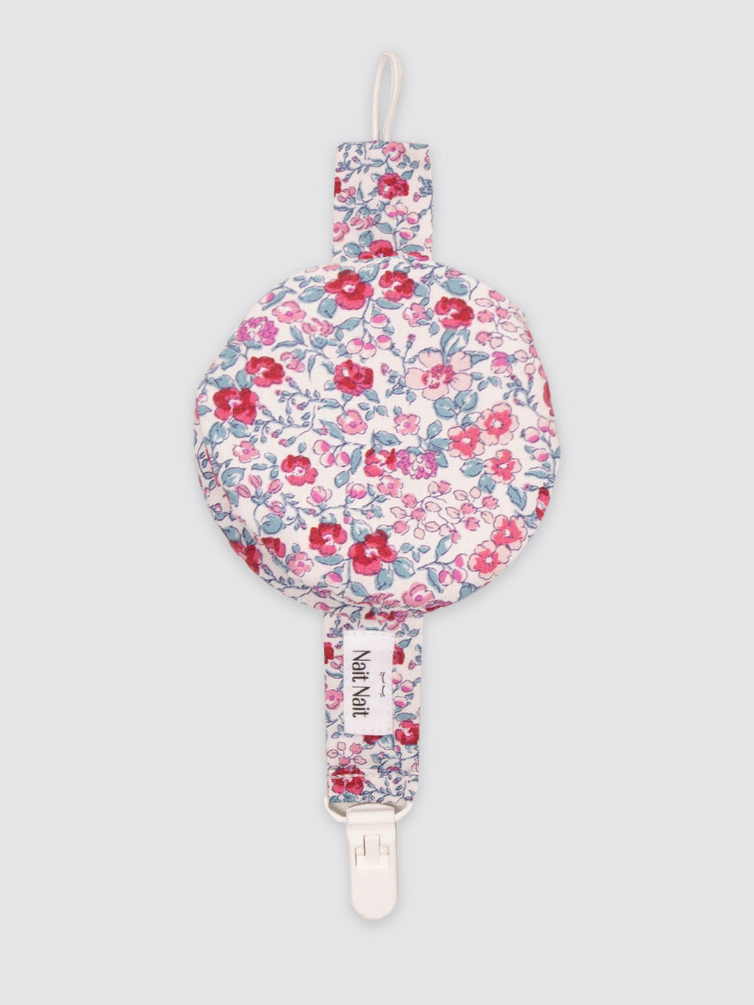 Chupetero con bolsillo Flor Lola Rosa