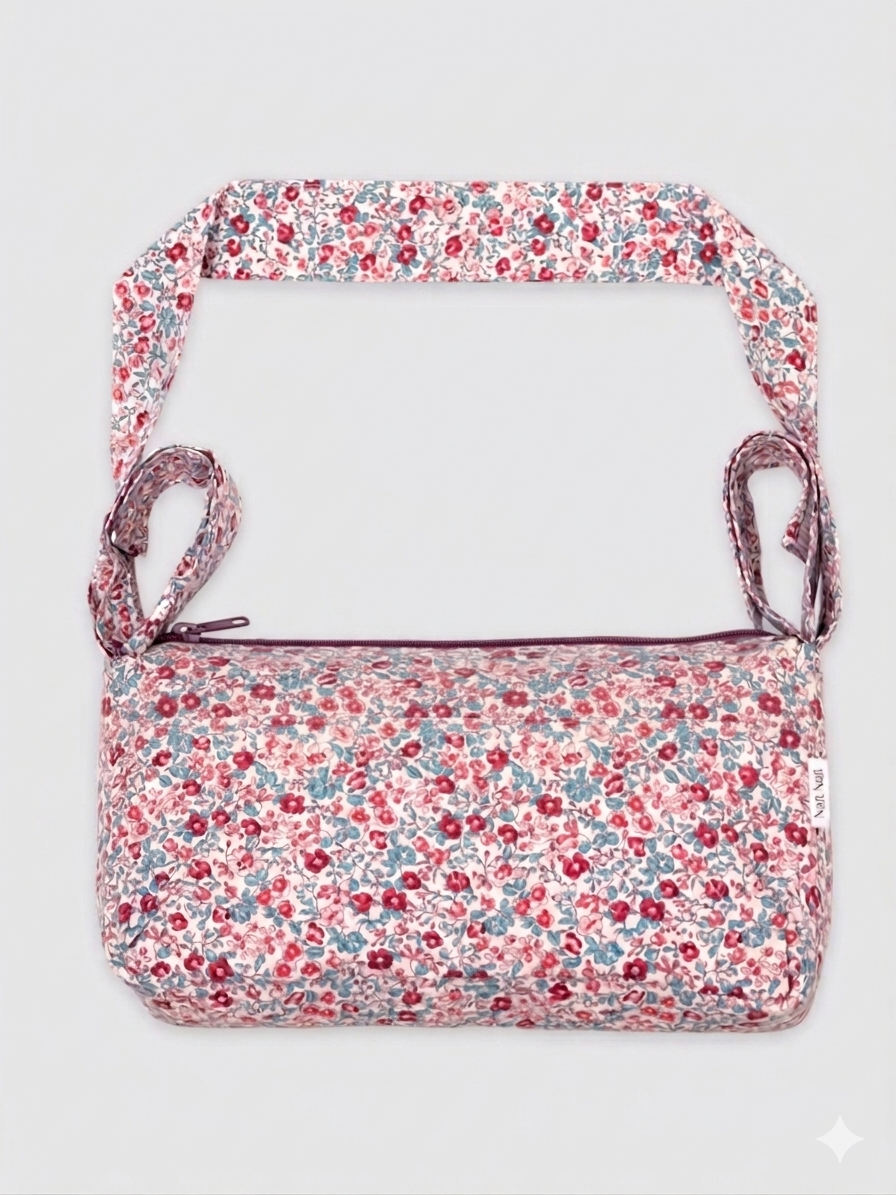Bolsa de Carro Pequeña Flor Lola Rosa