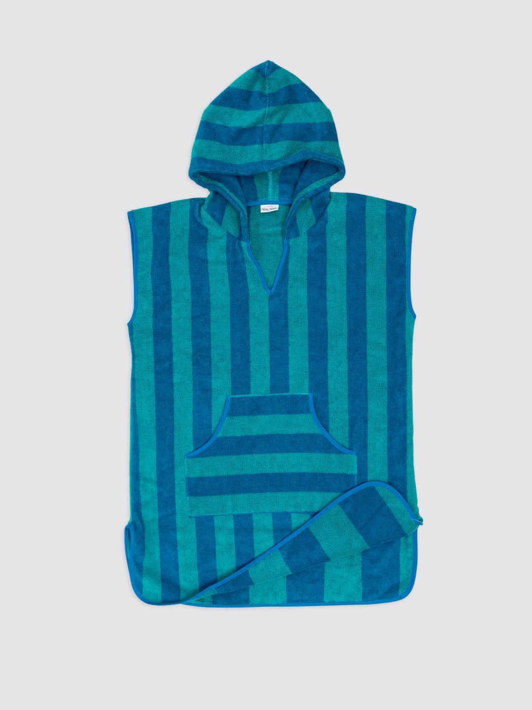 Poncho con Bolsillo Rayas Tarifa Verde