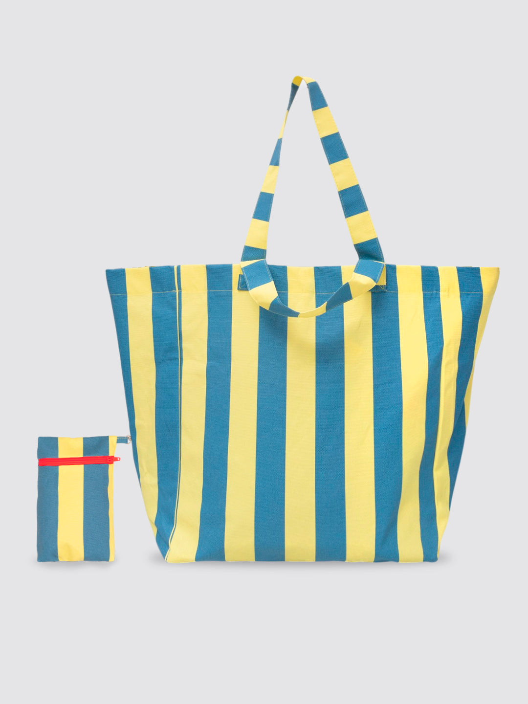 Bolsa de Playa EXTRA Grande Rayas Tarifa Amarillo