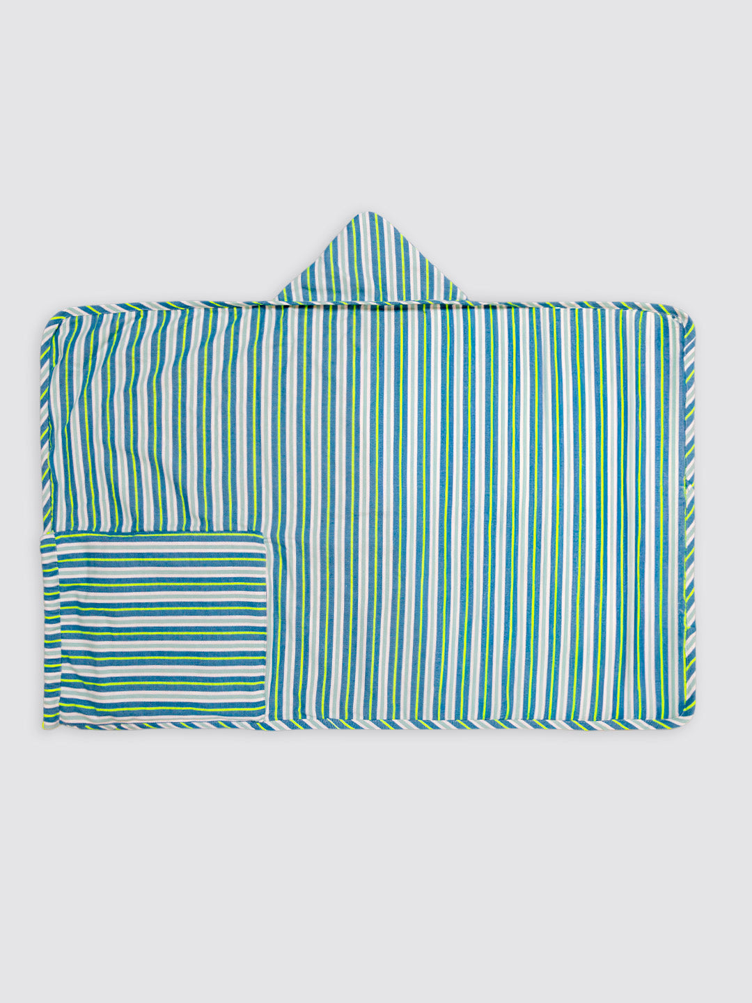 Playa Roll Bag Rayas Flúor Amarillo